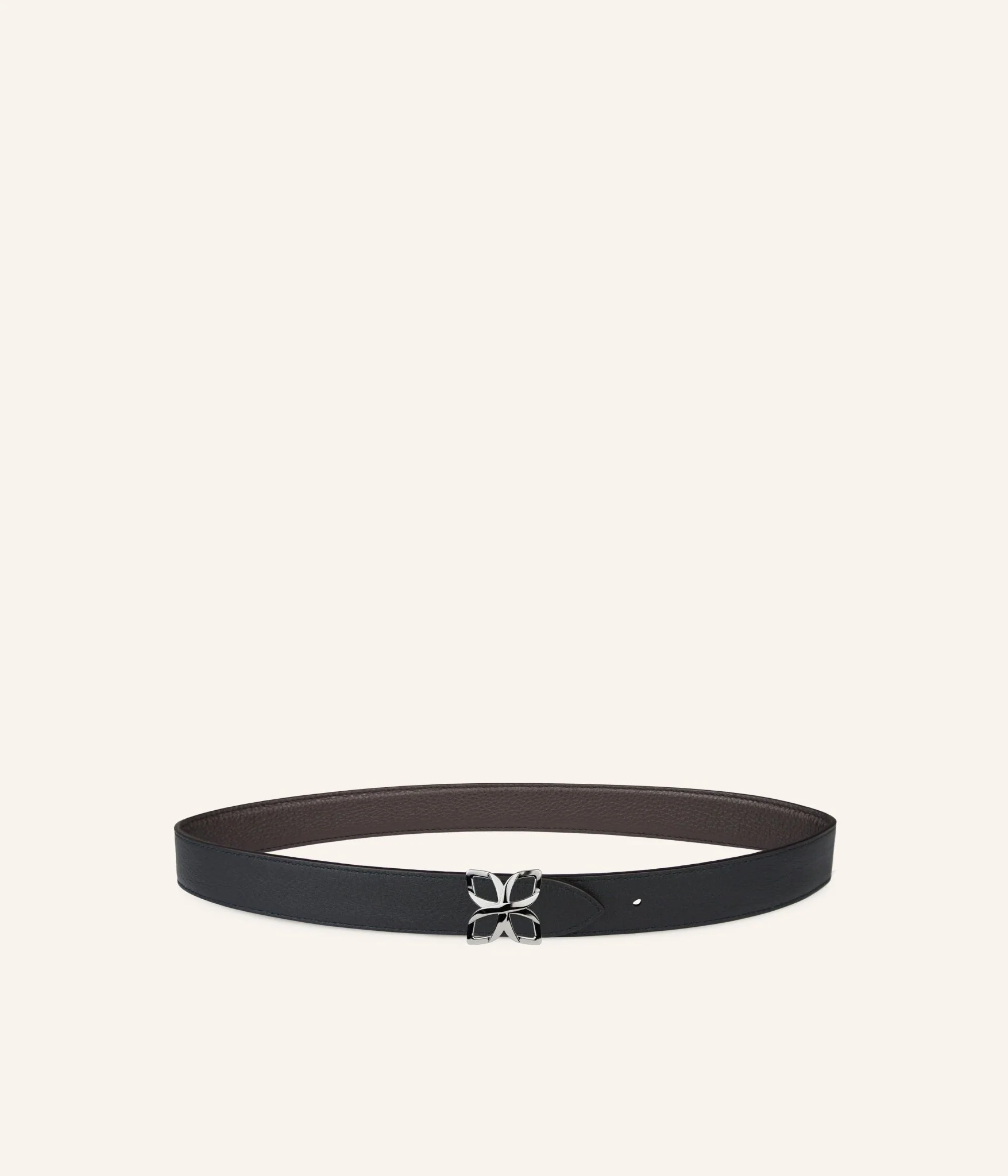 Hortensia Silver Belt 25mm | Espresso Noir Lisse - Image 2