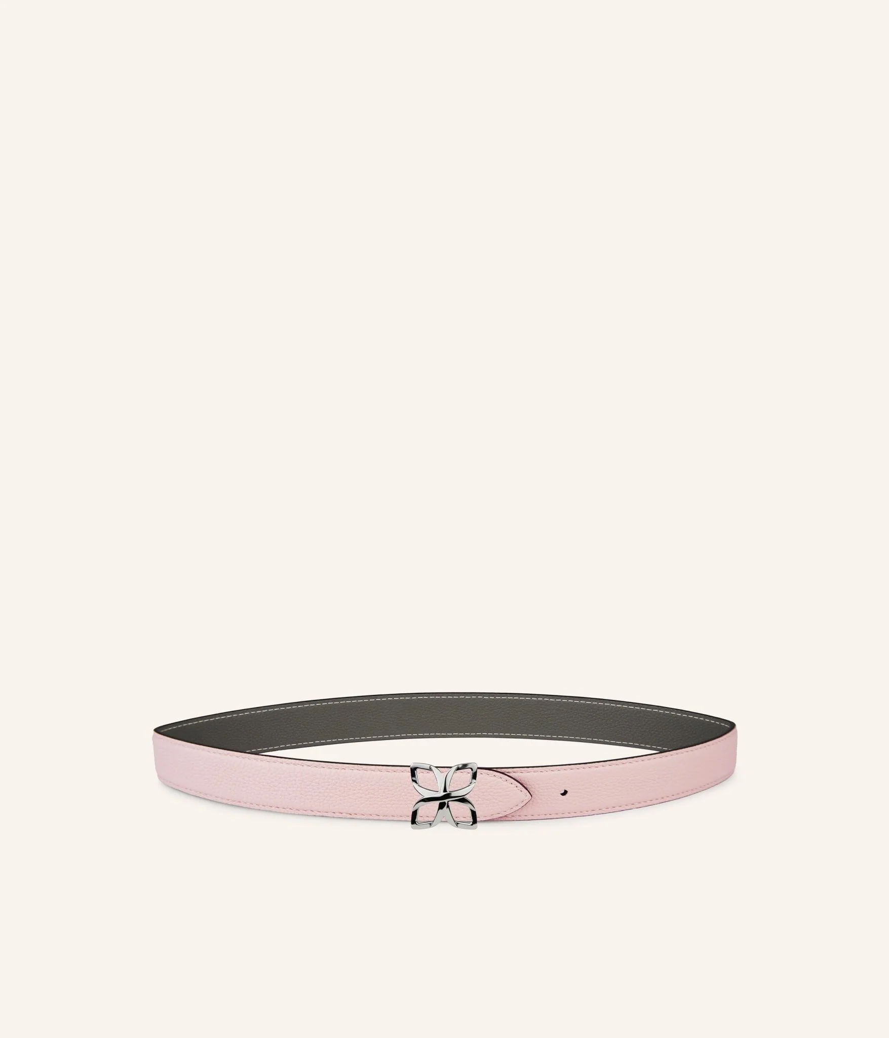 Hortensia Silver Belt 25mm | Rose Ballet Gris Ciment