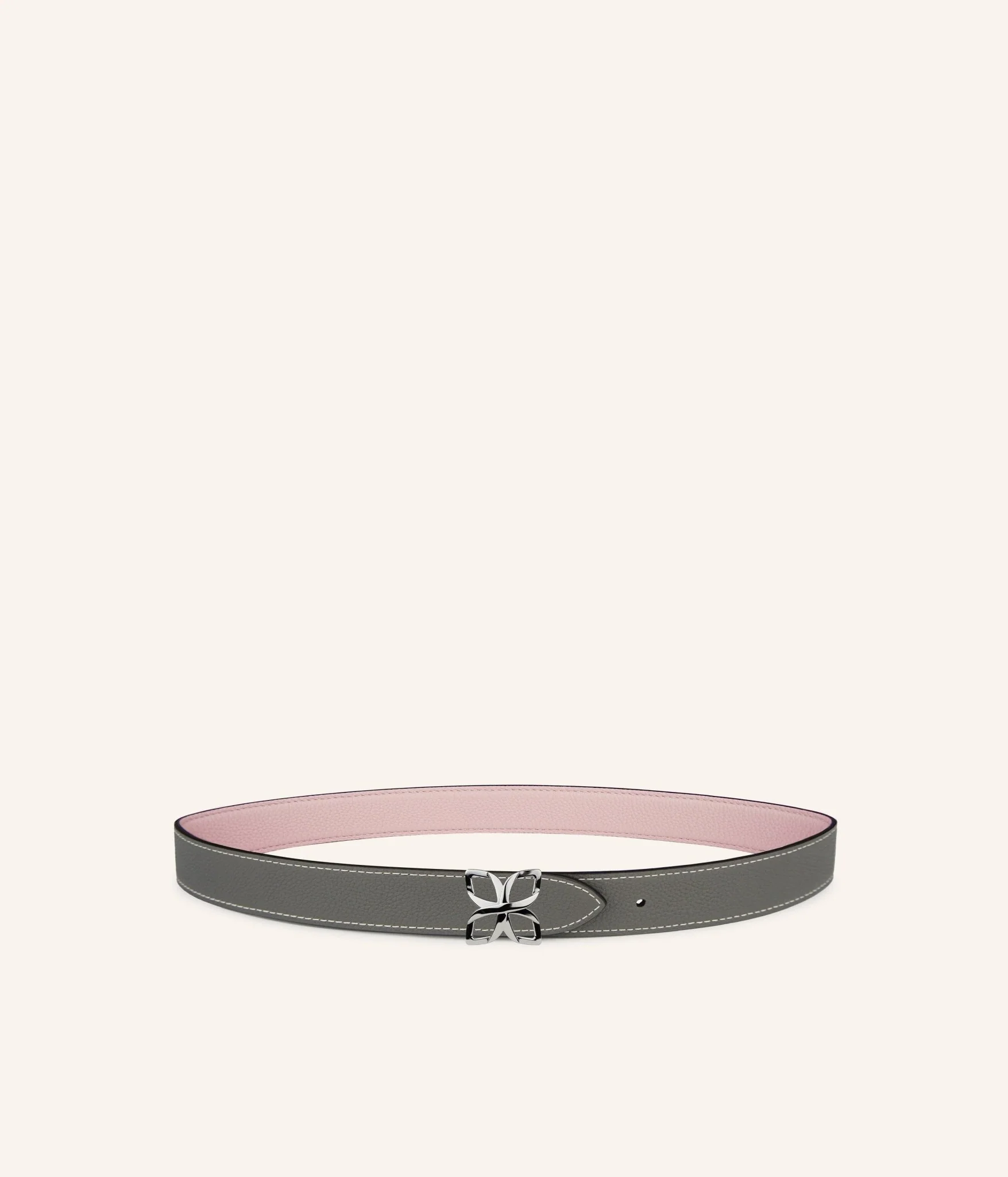 Hortensia Silver Belt 25mm | Rose Ballet Gris Ciment - Image 2