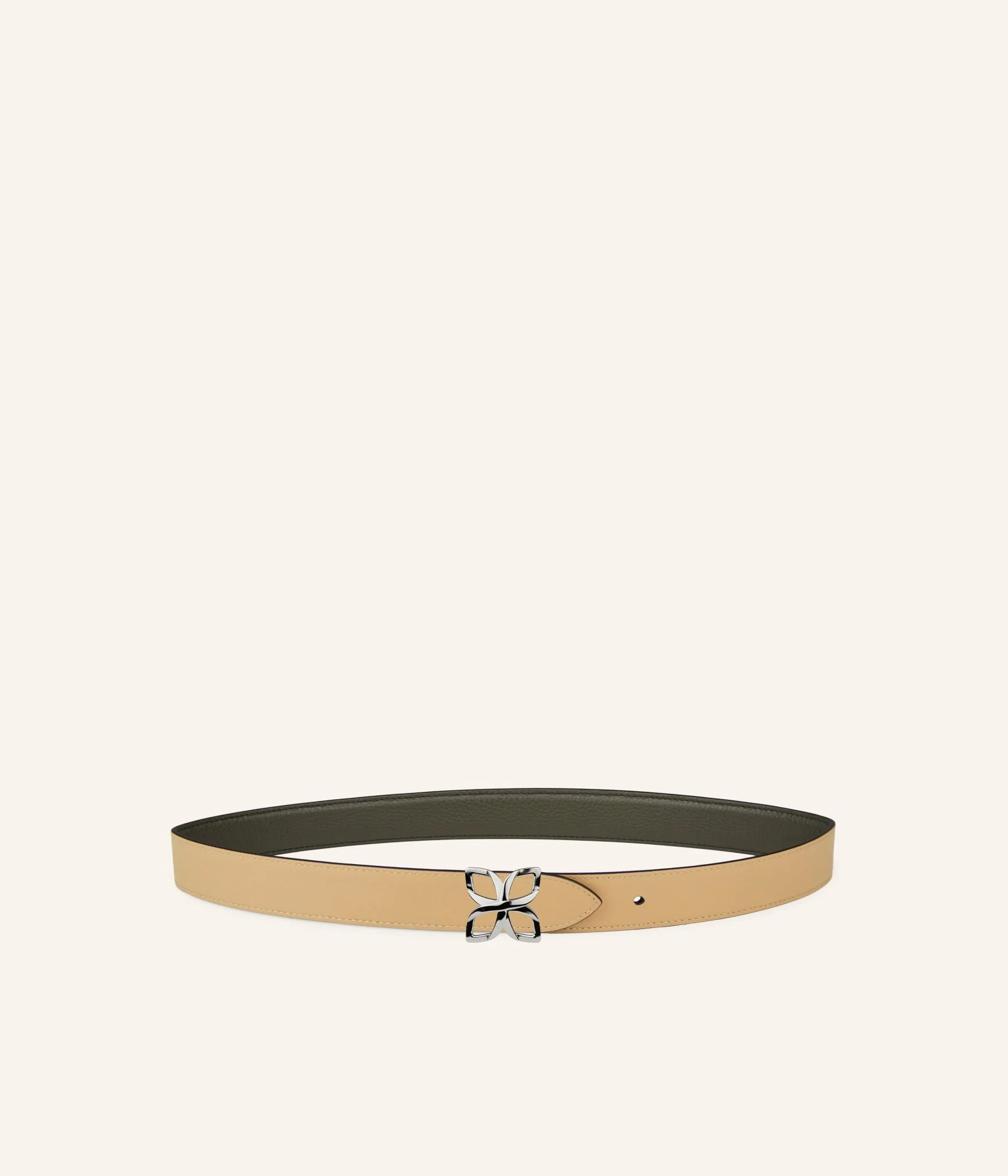 Hortensia Silver Belt 25mm | Vert Olive Cookie - Image 2