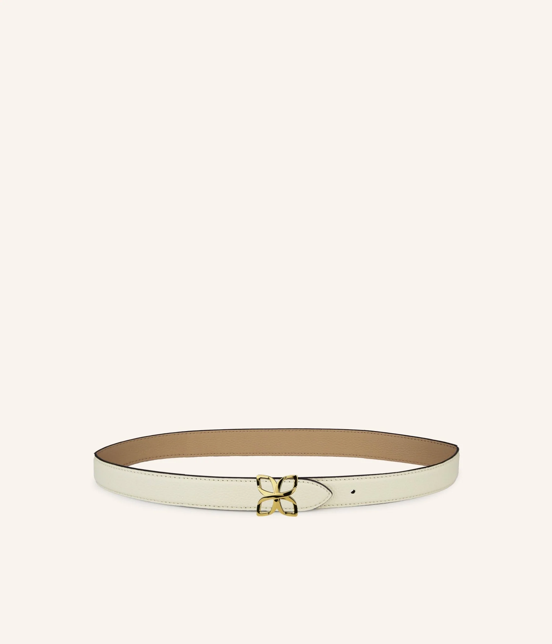 Hortensia Gold Belt 25mm | Crème Sable