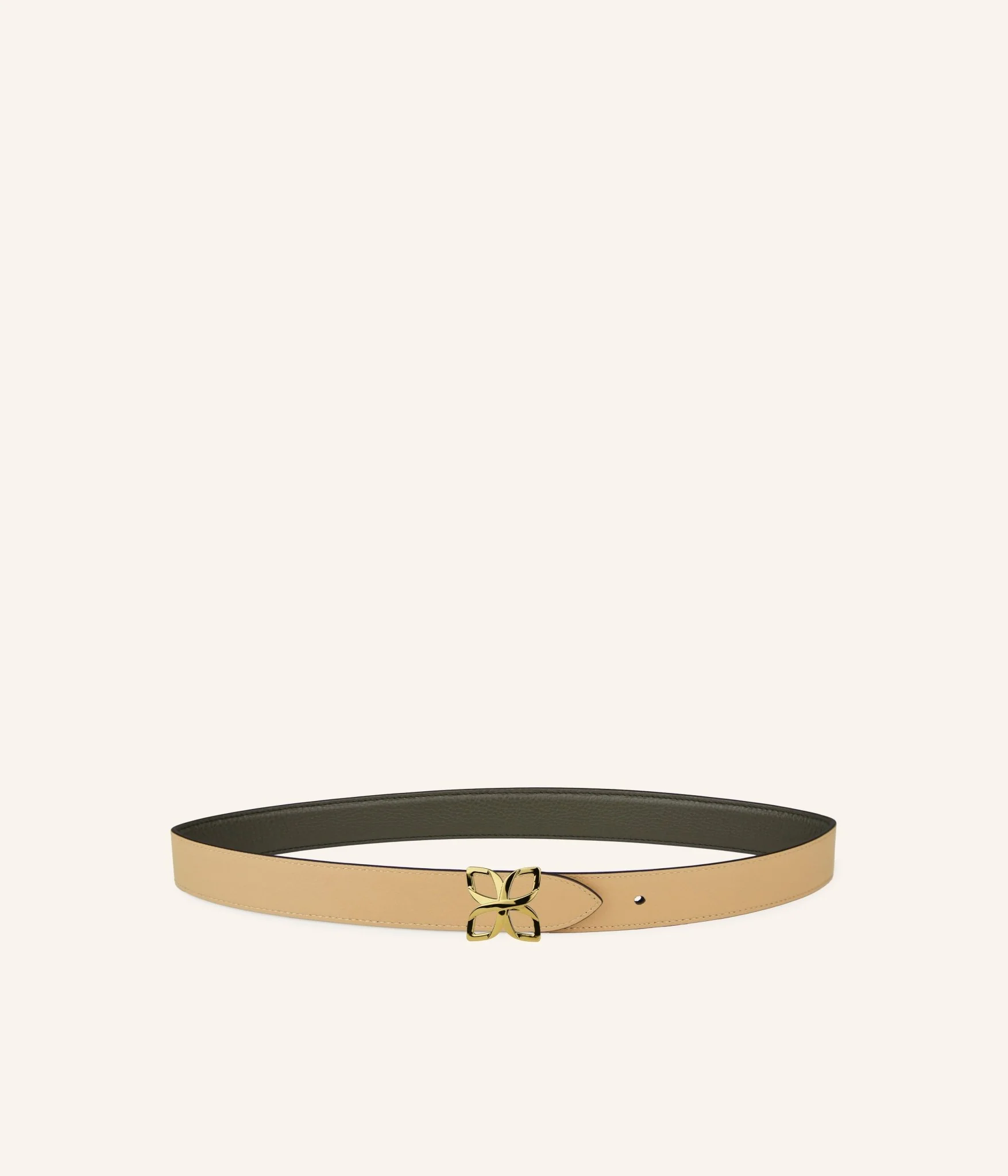 Hortensia Gold Belt 25mm | Vert Olive Cookie - Image 2