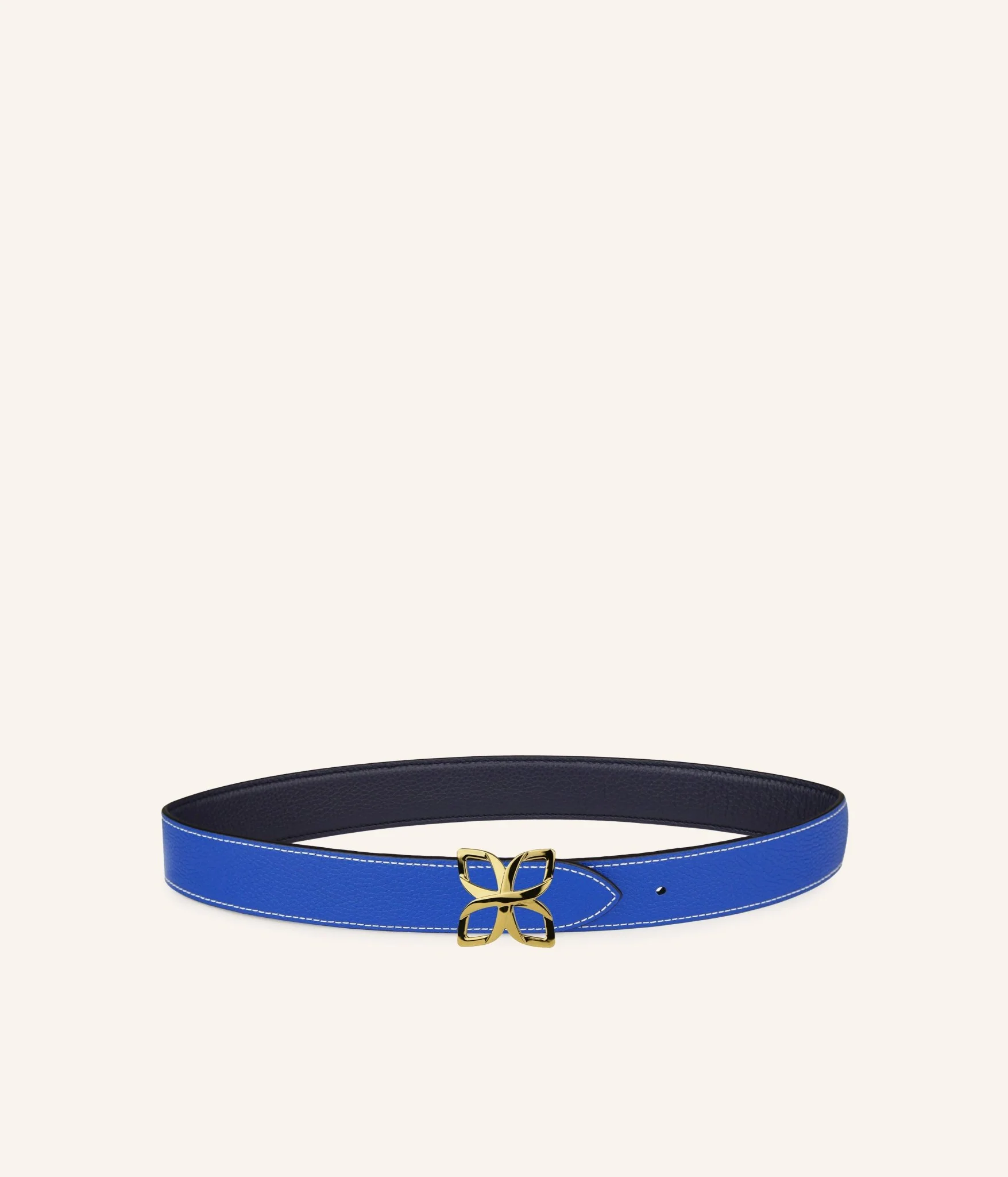 Hortensia Gold Belt 33mm | Bleu Marine Bleu Cobalt - Image 4