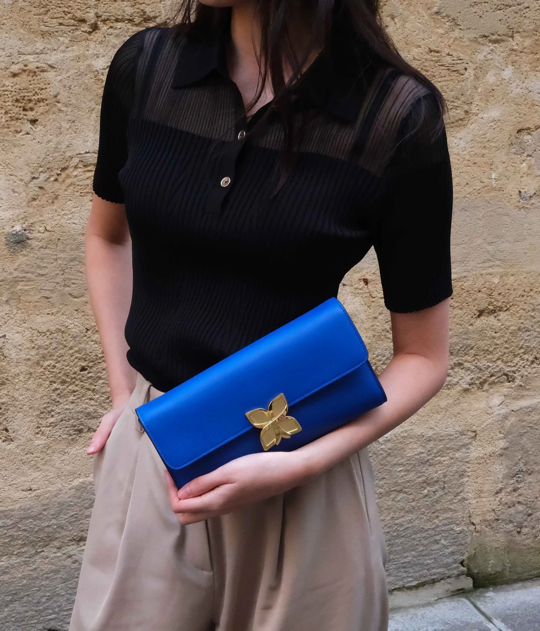 Hortensia Clutch | Bleu Roi - Image 6