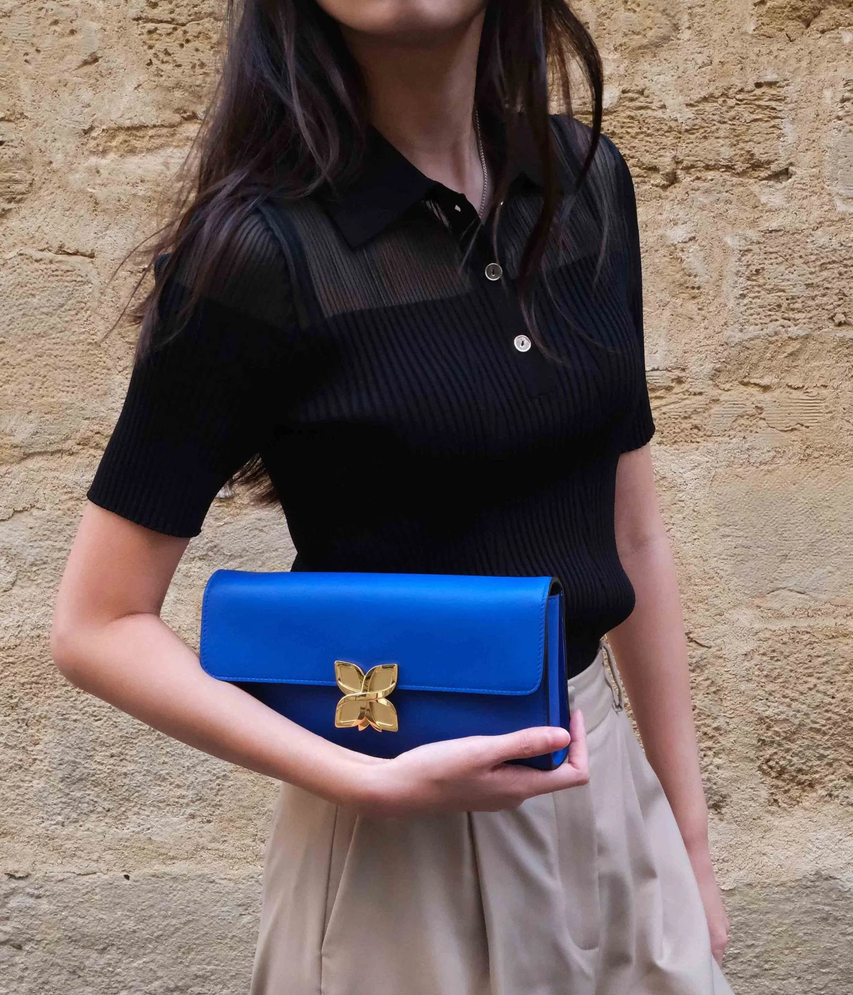 Hortensia Clutch | Bleu Roi - Image 7