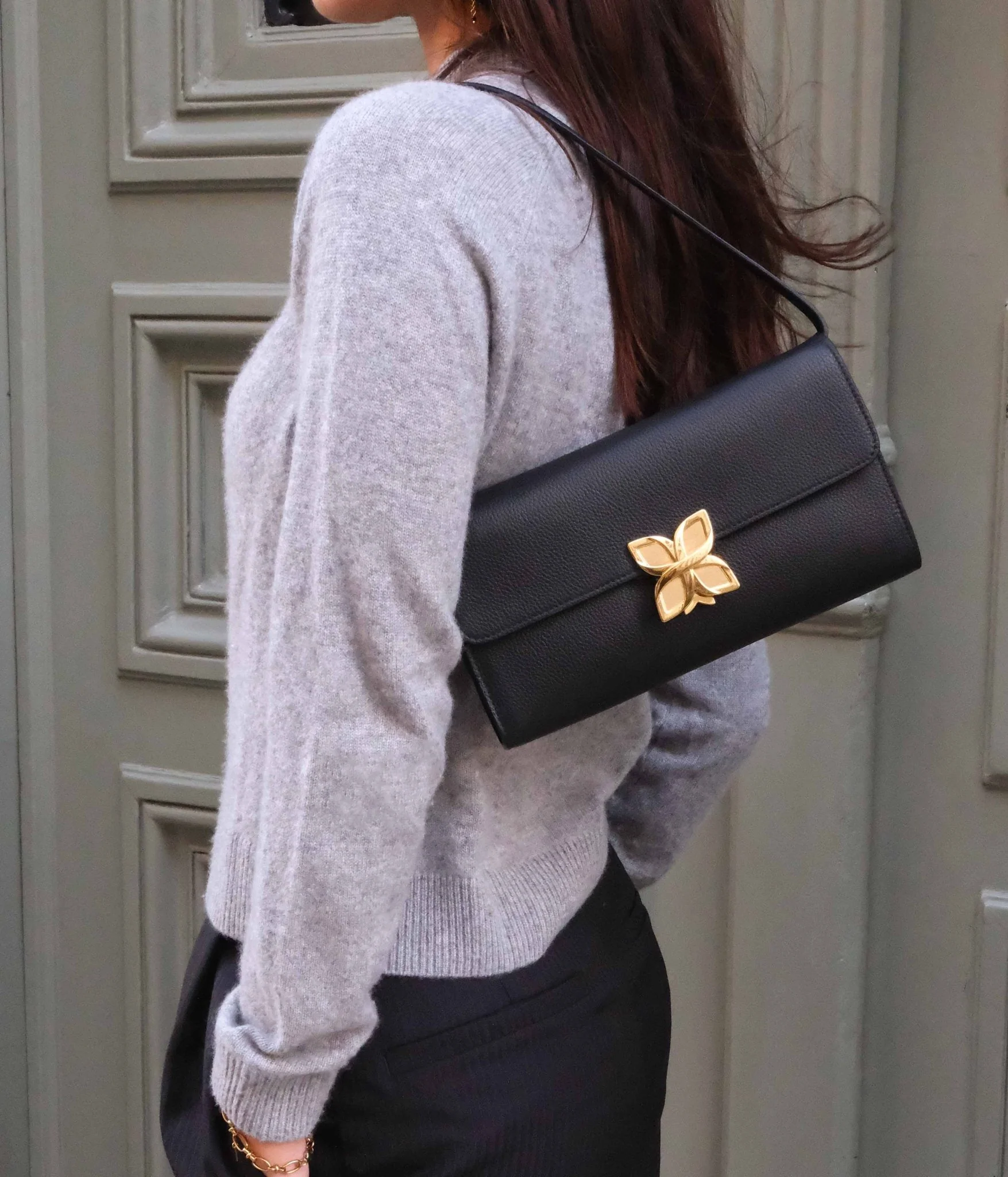 Hortensia Clutch | Noir - Image 2