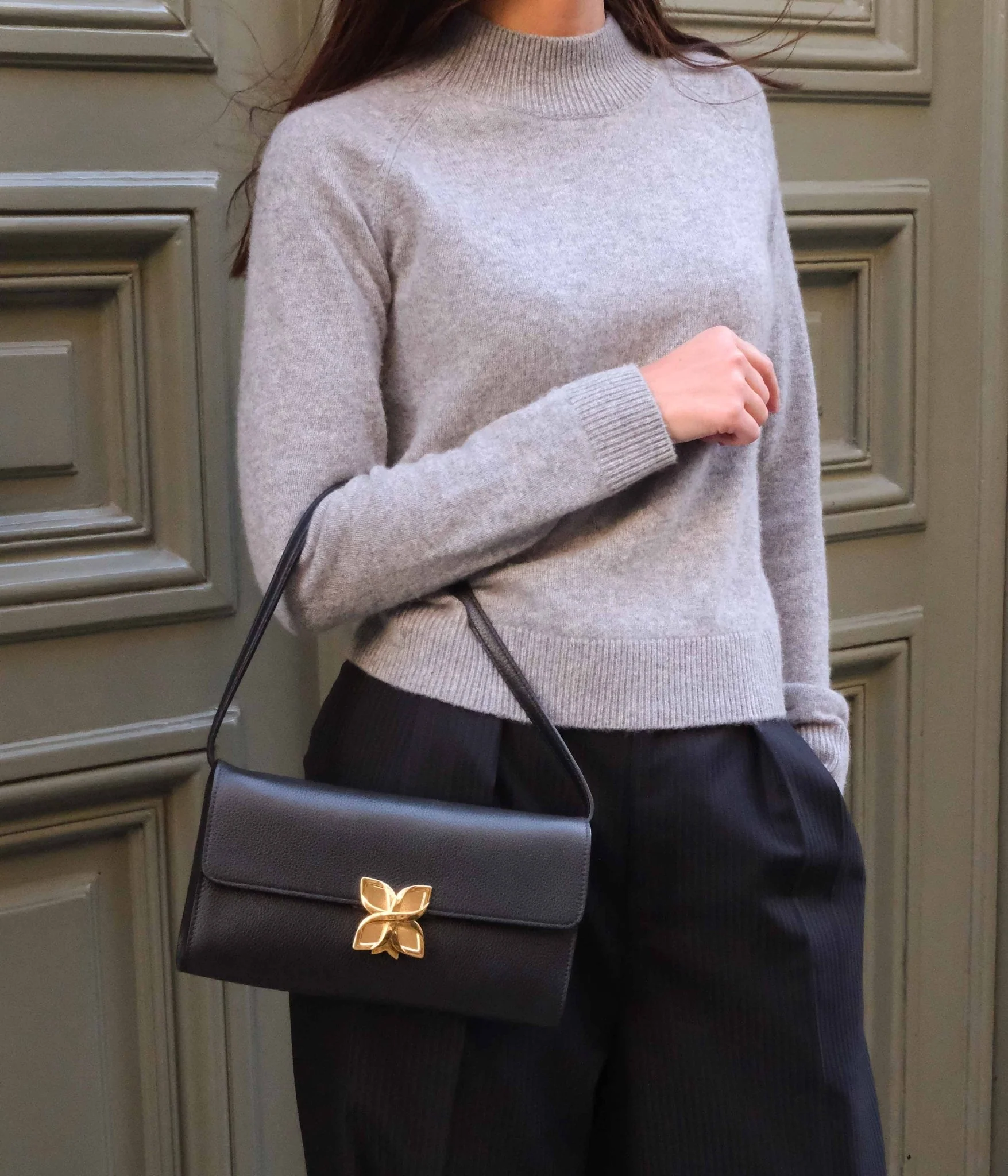 Hortensia Clutch | Noir - Image 4