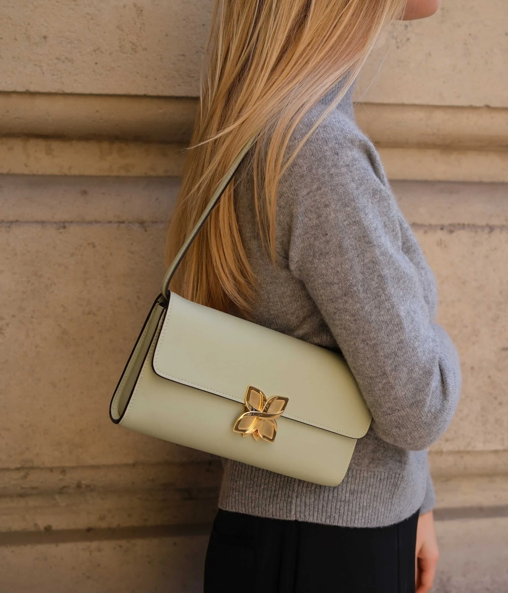Hortensia Clutch | Vert d'Eau - Image 2