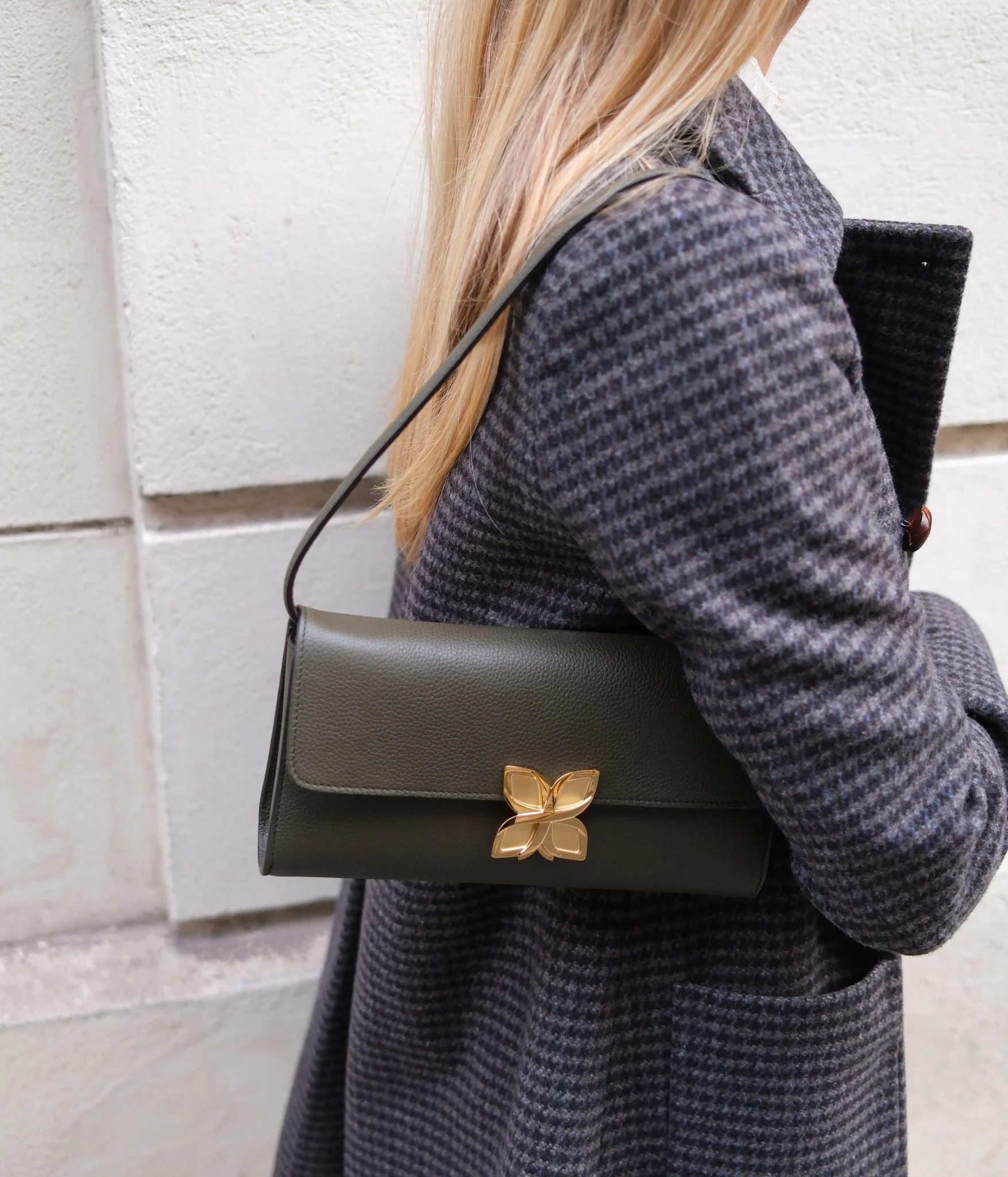 Hortensia Clutch | Vert Olive - Image 4