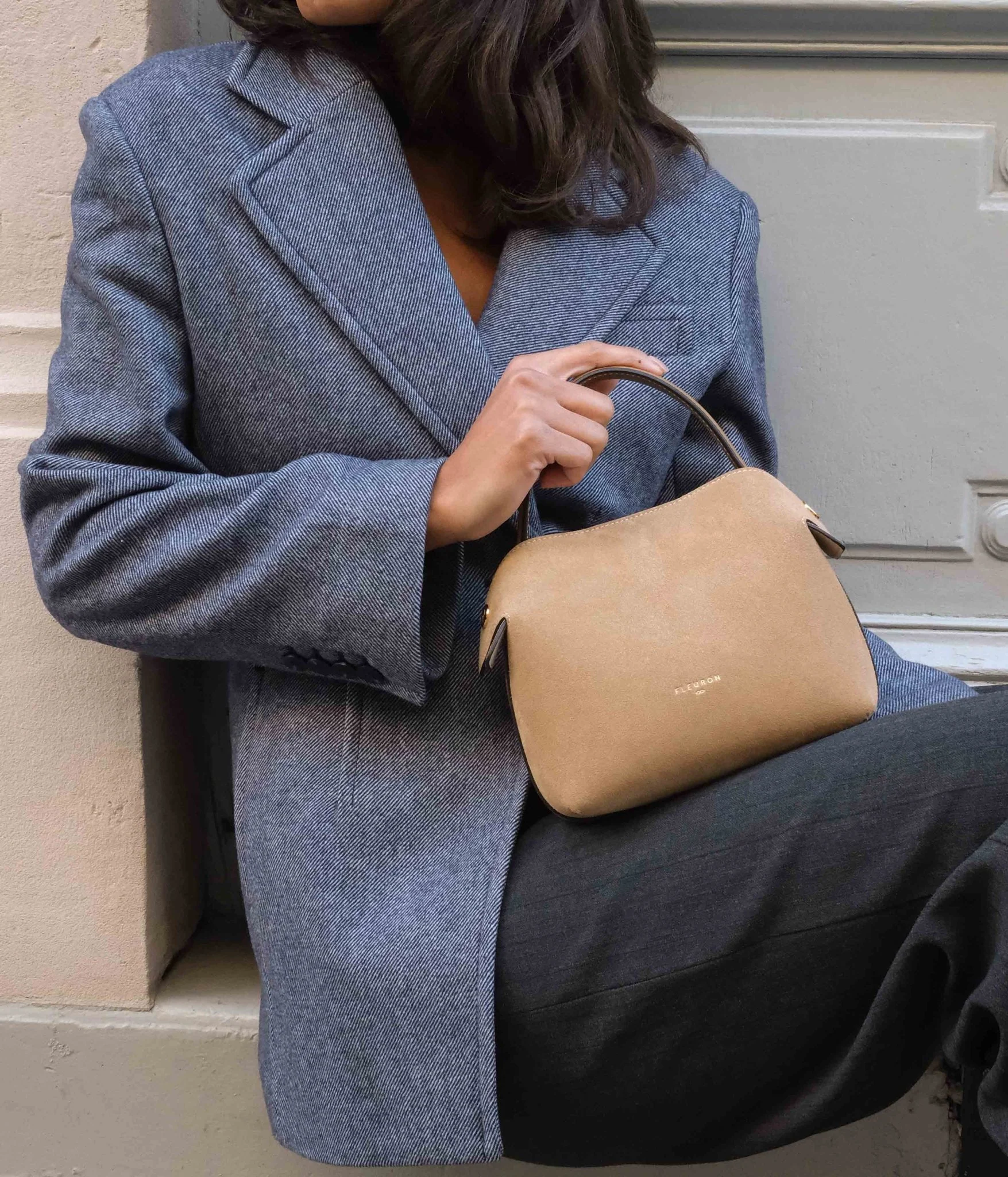 Mini Swann | Suede Biscuit - Image 2
