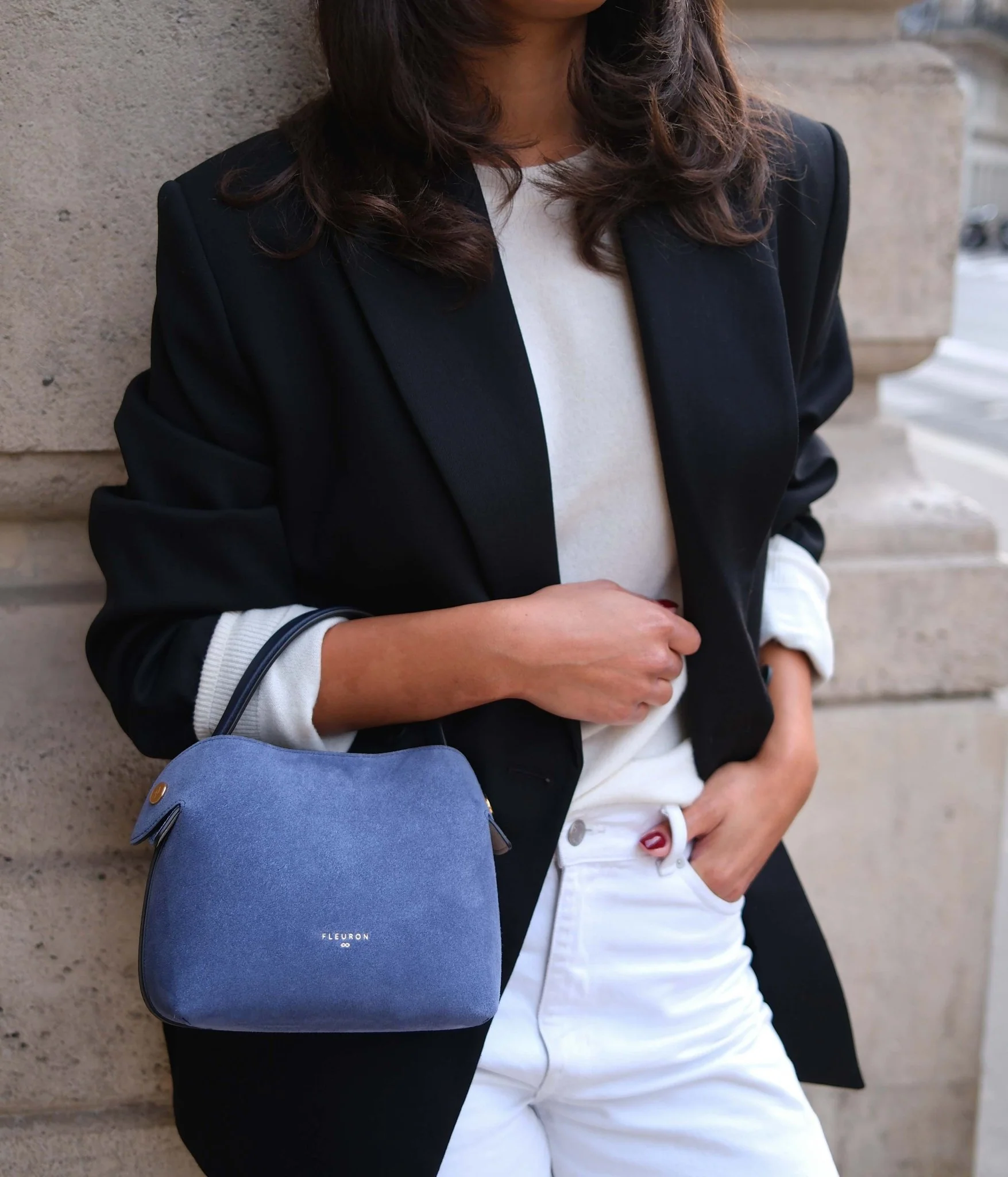 Mini Swann | Suede Jeans - Image 4
