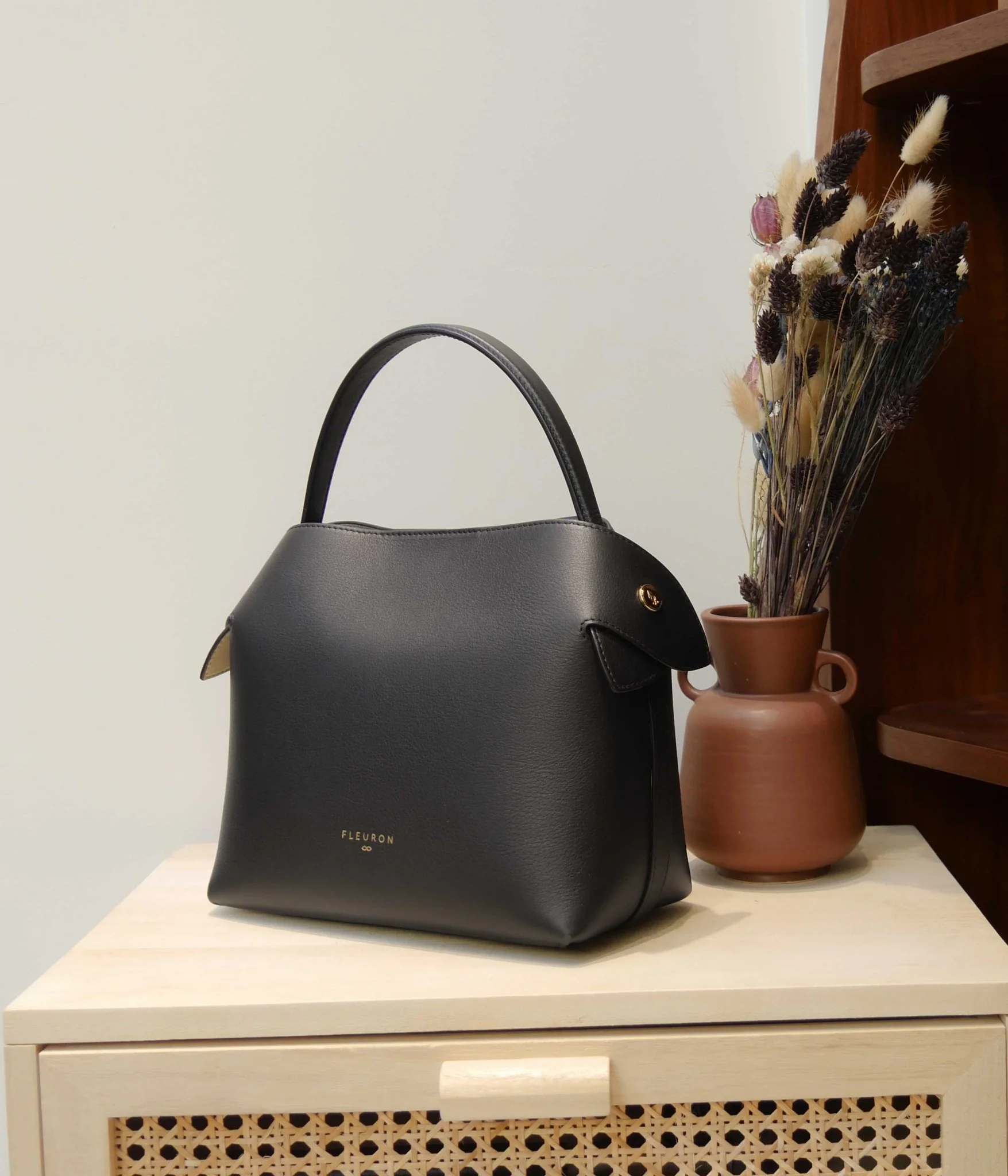 Medium Swann | Noir Lisse - Image 6