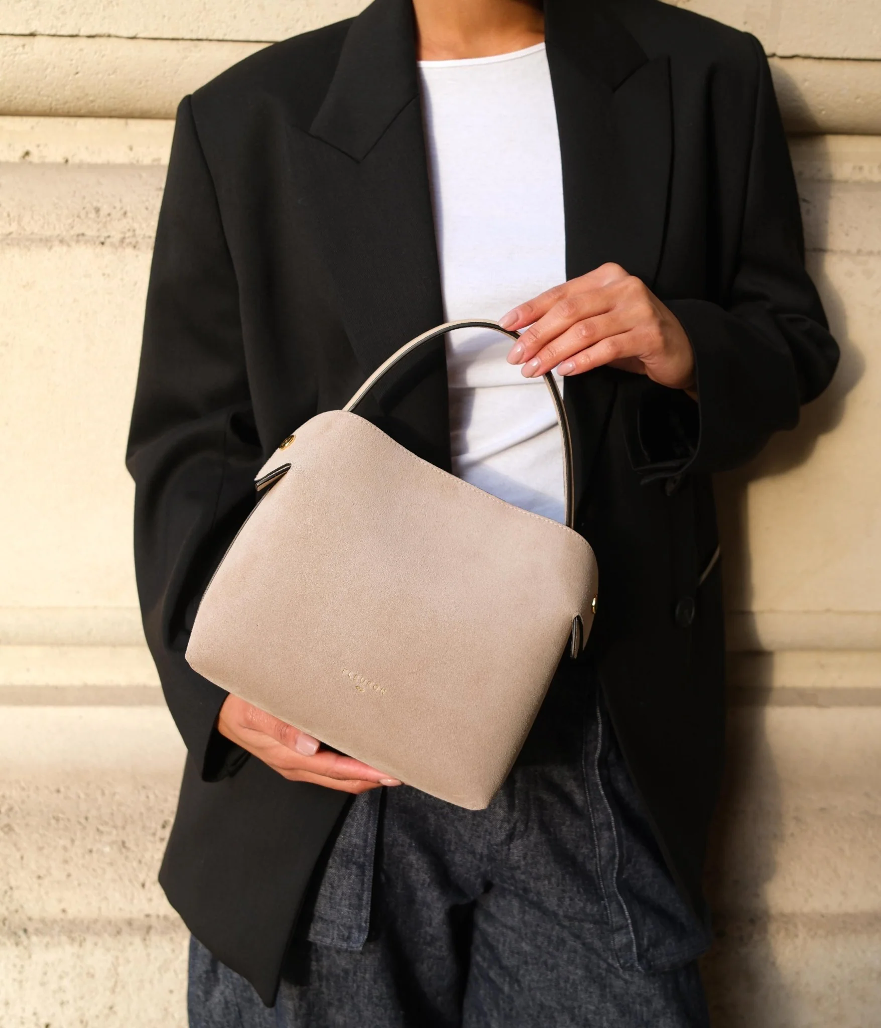 Medium Swann | Suede Dune - Image 2