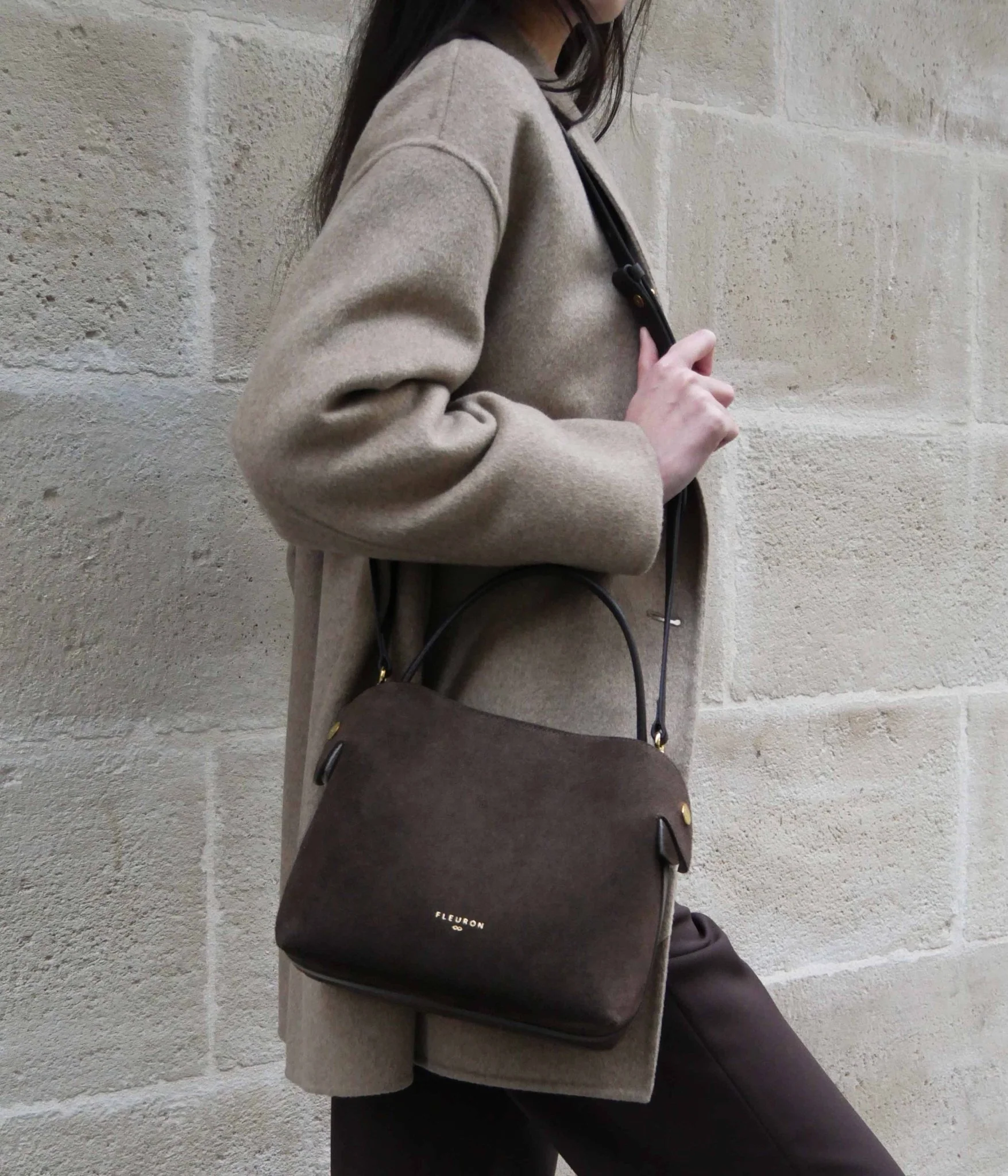 Medium Swann | Suede Moka - Image 3