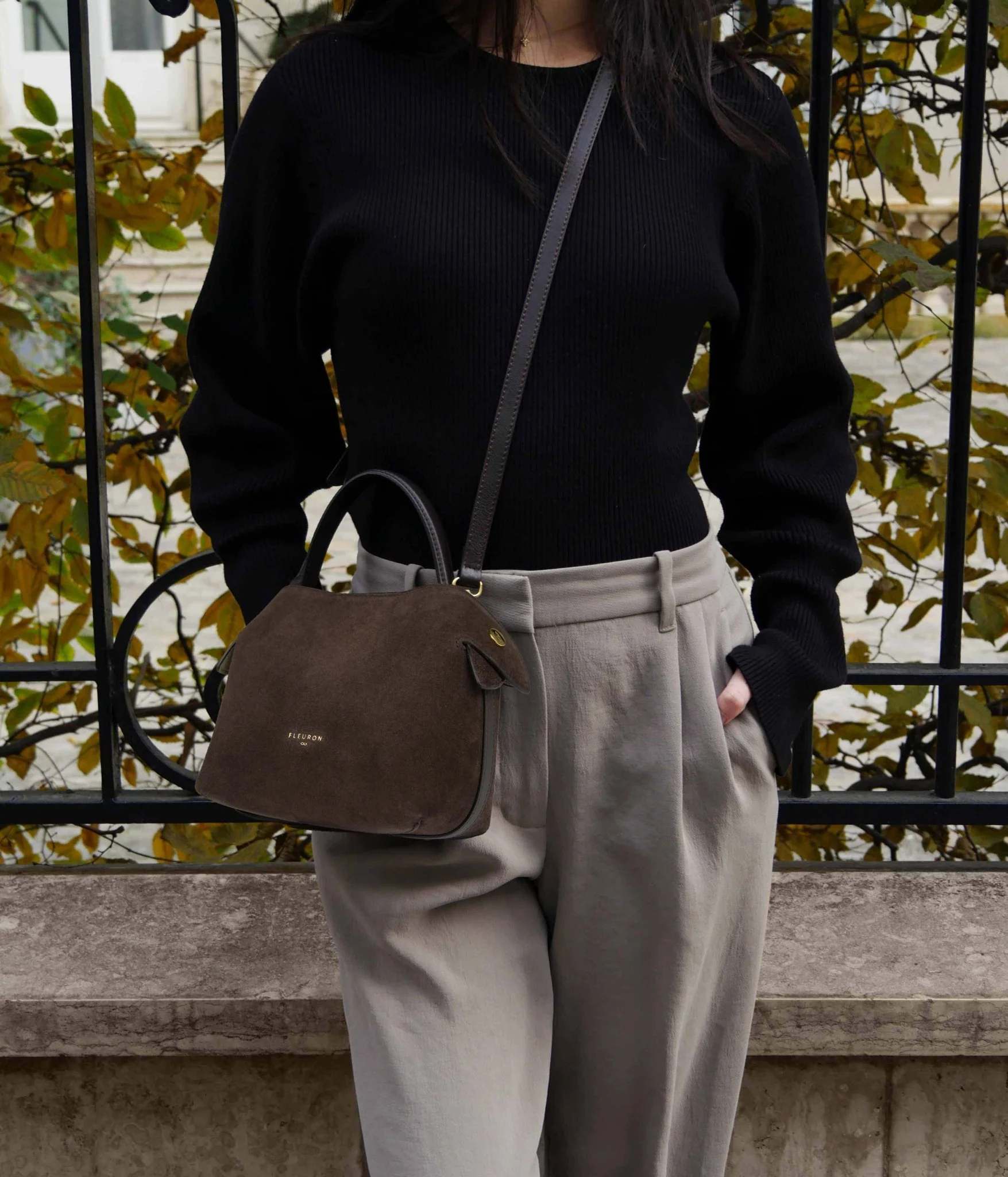 Mini Swann | Suede Moka - Image 2