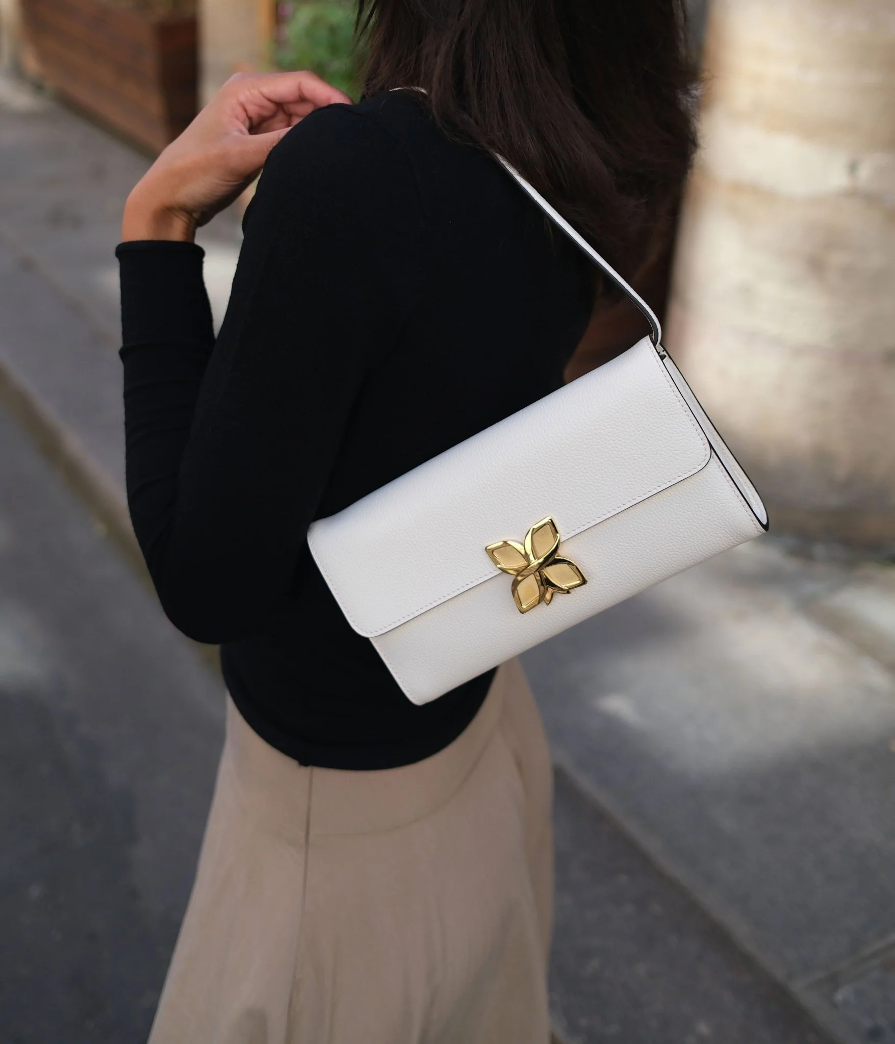 Hortensia Clutch | Crème - Image 2