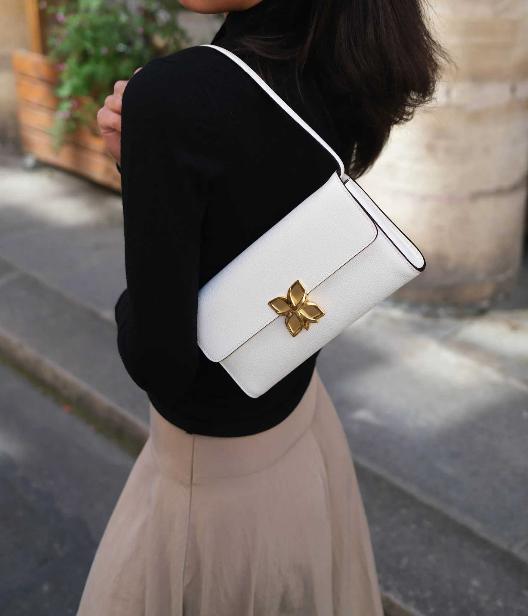Hortensia Clutch | Crème - Image 5
